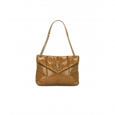 YSL PUFFER MEDIUM IN LEATHER 2402226697850 (35*23*13cm)